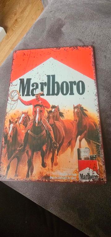 Marlboro Reclamebord - Western Stijl beschikbaar voor biedingen