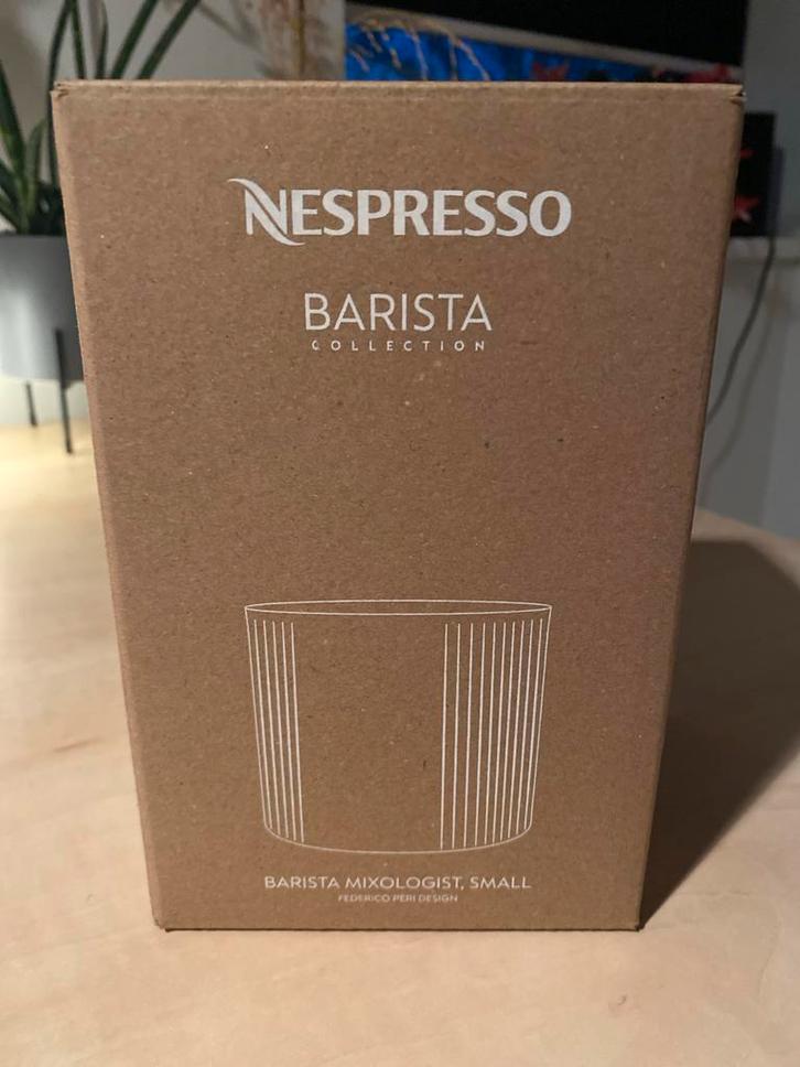 Nespresso Barista Mixologist Glazen - Nieuw in doos!, Huis en Inrichting, Keuken | Servies, Nieuw, Glas of Glazen, Overige stijlen