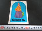 sticker rabobank strip kabouter gieter *, Verzamelen, Stickers, Ophalen, Zo goed als nieuw, Bedrijf of Vereniging