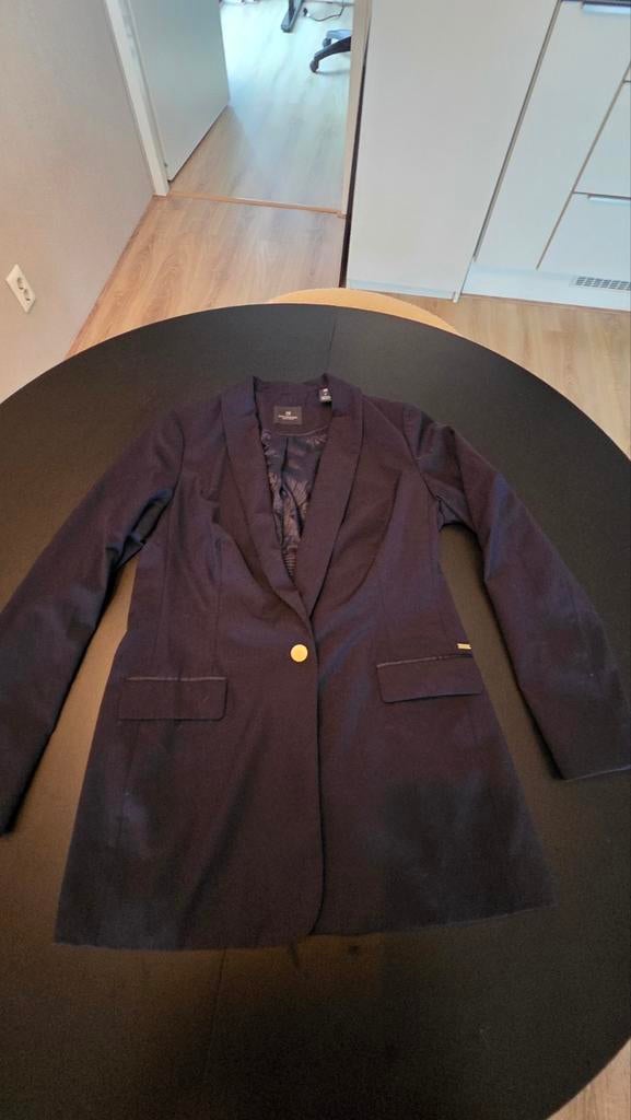 Scotch & Soda Blazer Donkerblauw Maat S, Kleding | Dames, Jasjes, Kostuums en Pakken, Blauw, Scotch & Soda, Ophalen of Verzenden