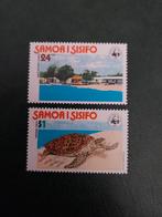 Wwf Samoa 370-371 schildpad 1978 postfris mi 19 eu, Ophalen of Verzenden, Dier of Natuur