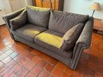 Bank met bijbehorende fauteuil, Ophalen, Zo goed als nieuw, 75 tot 100 cm, Stof