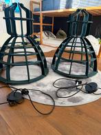 2x XL Design Lampen PET Felt Donkergroen, Ophalen of Verzenden, Gebruikt, Kunststof, 50 tot 75 cm