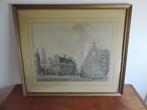 Gravure Utrecht, Antiek en Kunst, Kunst | Etsen en Gravures, Ophalen of Verzenden