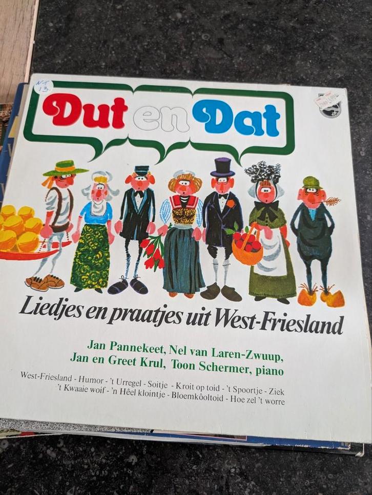 Dut en dat - Liedjes en praatjes uit West Friesland, Cd's en Dvd's, Vinyl | Nederlandstalig, Zo goed als nieuw, Levenslied of Smartlap