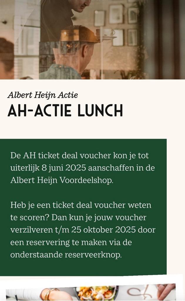 Loetje AH-actievouchers 2x voor lunchmenu, Tickets en Kaartjes, Kortingen en Cadeaubonnen, Twee personen, Overige soorten