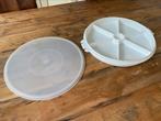 Tupperware partyschaal hapjesschaal, Huis en Inrichting, Keuken | Tupperware, Ophalen of Verzenden, Wit