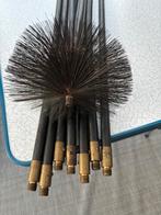 Te koop schoorsteen set met borstel, Ophalen of Verzenden