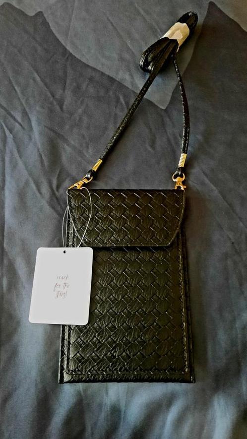 Zwarte mobiele telefoon tas, etc.- nieuw!, Sieraden, Tassen en Uiterlijk, Tassen | Damestassen, Nieuw, Zwart, Ophalen of Verzenden
