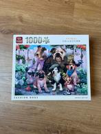 King Puzzel 1000 Stukjes - Fashion Dogs, Ophalen, 500 t/m 1500 stukjes, Gebruikt, Legpuzzel
