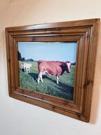 Schilderij met koeien in houten lijst, Ophalen