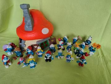 Smurfen gezocht / Te koop gevraagd , huisjes enz Schleich beschikbaar voor biedingen