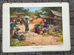 Passer te Kaban Djahe. Sumatra, Antiek en Kunst, Antiek | Schoolplaten, Ophalen of Verzenden, Aardrijkskunde