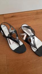 Zwart lak dames sandaaltje,  Calvin Klein. Maat 39., Ophalen of Verzenden, Zo goed als nieuw, Zwart