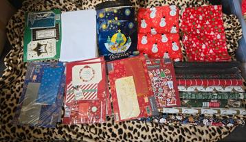 Pakketje kerstboom cadeau papier/zakjes/ kaarten/enveloppen beschikbaar voor biedingen