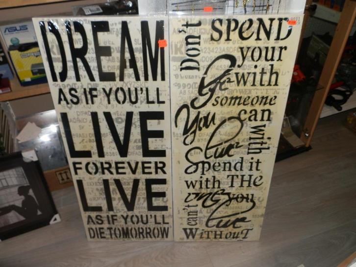 Canvas schilderijen partij 20 plus, Huis en Inrichting, Woonaccessoires | Schilderijen, Tekeningen en Foto's, Nieuw, Print, 75 cm of meer