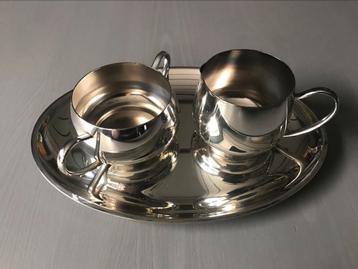 Vintage Suiker en Room stelletje Silvapleet Verzilverd beschikbaar voor biedingen