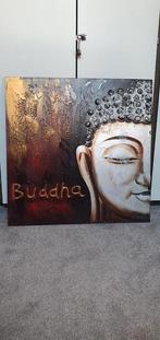 Schilderij Buddha, Huis en Inrichting, Ophalen, 50 tot 75 cm, Zo goed als nieuw, Schilderij