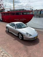 Porsche 911 Carrera 4 handgeschakeld Artic Silver (996), Auto's, Porsche, 1440 kg, Zwart, Leder, 3387 cc