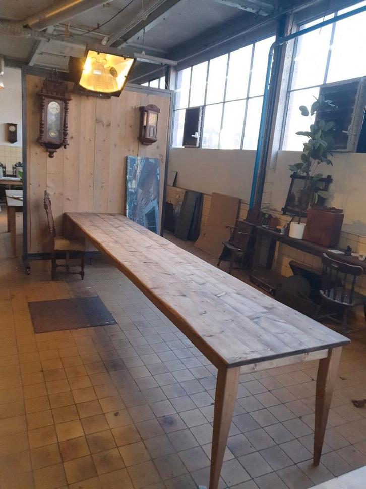 Smalle franse tafels kloostertafels kasteeltafels 0644394528, Antiek en Kunst, Antiek | Meubels | Tafels, Ophalen of Verzenden