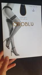 Oroblu ongedragen maat S stay-ups / kousen, mat zwart, Maat 36/38 (S), Verzenden, Zwart, Zo goed als nieuw
