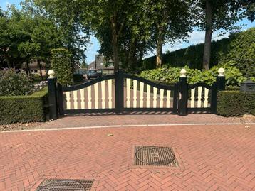 Mooie poort dubbel hekwerk tuinpoort looppoort beschikbaar voor biedingen