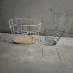 ijzeren mandjes, Huis en Inrichting, Woonaccessoires | Schalen en Manden, Ophalen, Rechthoekig, Overige materialen