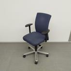 Klöber bureaustoel - blauwe stof, Ophalen of Verzenden, Gebruikt, Blauw