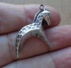 zilveren vintage bedel giraf [1115], Overige merken, Verzenden, Zo goed als nieuw, 1 bedel