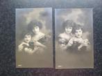 Moeder met kind 2 stuks, Ophalen of Verzenden, Voor 1920, Kinderen