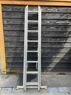 3-delige aluminium ladder, Doe-het-zelf en Verbouw, Ladders en Trappen, 2 tot 4 meter, Ladder, Gebruikt, Ophalen of Verzenden