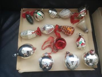 Vintage Kerstballen Set beschikbaar voor biedingen