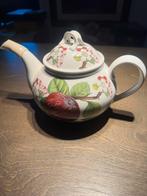 Portmeirion Pomona Theepot Appelmotief, Gebruikt, Keramiek, Overige typen, Ophalen of Verzenden