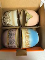 HK Living 70s Keramiek Koffiekopjes - Set van 4, Huis en Inrichting, Keuken | Servies, Keramiek, Ophalen of Verzenden, Zo goed als nieuw