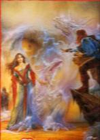 Luis Royo # Puzzle Fantasies - Spell en Lightning1 2 puzzels, Ophalen of Verzenden, 500 t/m 1500 stukjes, Zo goed als nieuw, Legpuzzel