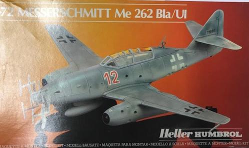 Coelianmodels, Heller 80233, Me 262B 1a/U1, 1/72 €10,-, Hobby en Vrije tijd, Modelbouw | Vliegtuigen en Helikopters, Nieuw, Vliegtuig