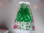 Elsa Frozen groene jurk zomer bloemen (maat 130), Kinderen en Baby's, Carnavalskleding en Verkleedspullen, Ophalen of Verzenden