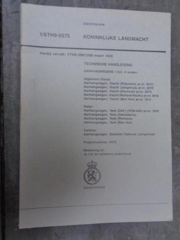 K.L. ouder voertuig boek, 1/5 TH 9-0573, Aanhangwagens 1 ton beschikbaar voor biedingen