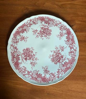 Villeroy & Boch Valeria rood taartplateau beschikbaar voor biedingen