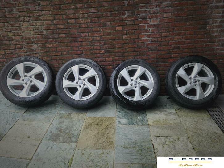 Lichtmetalen velgen origineel set lichtmetaal audi, Auto-onderdelen, Banden en Velgen, Banden en Velgen, Zomerbanden, 18 inch