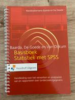 Basisboek Statistiek met SPSS, Ophalen of Verzenden, Zo goed als nieuw, HBO