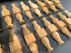 17 Kleine houten balusters  Draaiwerk - 15cm - spijlen, Antiek en Kunst, Ophalen of Verzenden