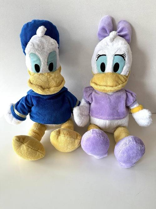 Knuffel Donald & Katrien Duck 45 cm / Nicotoy / Disney, Verzamelen, Disney, Zo goed als nieuw, Knuffel, Donald Duck, Ophalen of Verzenden