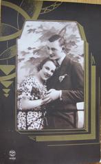 twee keer vintage paartje in passe partout - 1931, Verzenden, 1920 tot 1940, Gelopen, Overige thema's