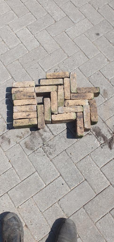 Ijselsteentjes straatsteentjes, Tuin en Terras, Tegels en Klinkers, Gebruikt, Klinkers, Natuursteen, 10 m² of meer, Ophalen