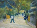 Zeer geslaagde Van Gogh interpretatie Public Gardens Arles, Ophalen of Verzenden