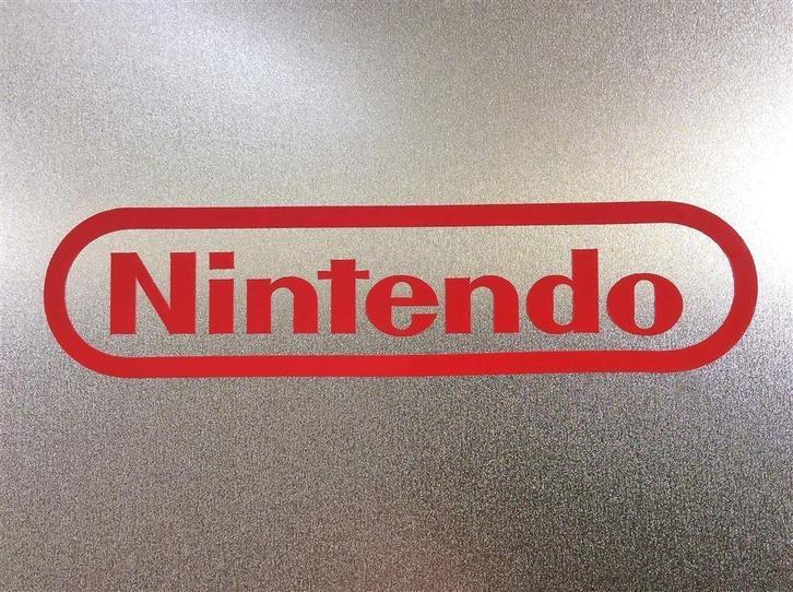 NINTENDO Logo Vinyl Arcade kast Bartop Game Sticker, Verzamelen, Stickers, Nieuw, Overige typen, Verzenden