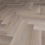 Nieuwe solidfloor visgraat klik pvc met ondervloer (31,6m2), Ophalen, Nieuw, 25 tot 50 m², Visgraat