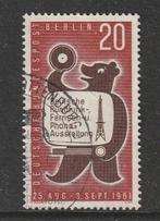 Berlijn 1961 217 Berlijnse beer, Gest, Ophalen of Verzenden, Overige periodes, Gestempeld