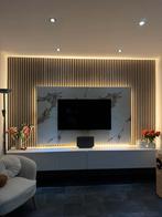 Luxe Mediawall/Cinewall op maat – LED-verlichting, Ophalen, Nieuw, Vrijstaande haard, Elektrische haard